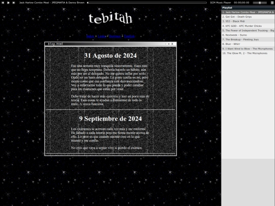 blog screenshot