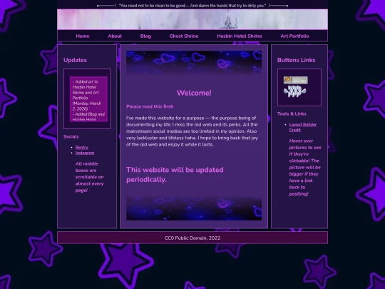 Website screenshot
