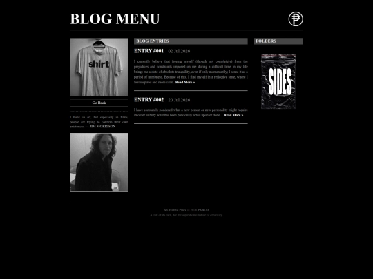blog screenshot
