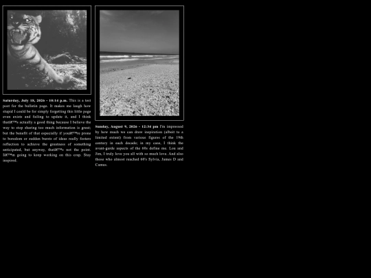 bulletins screenshot