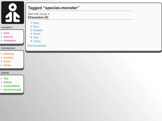 tagged/species-monster screenshot