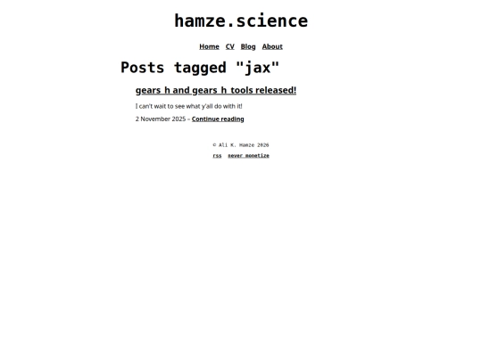 tag/jax screenshot