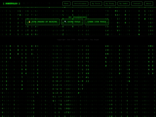 famework screenshot