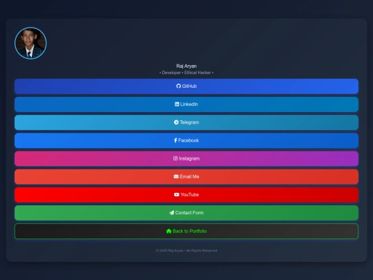 linktree screenshot