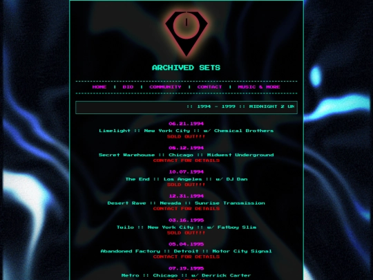 Website screenshot