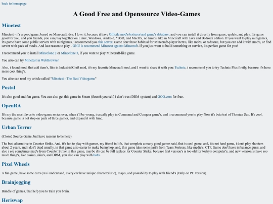 rewrite/opensourcegames screenshot