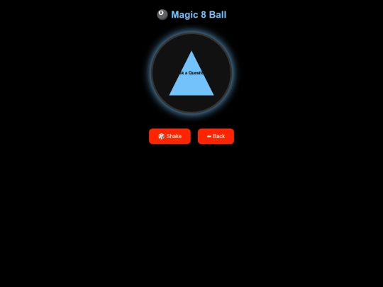 Magic8ball screenshot