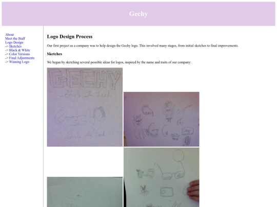 gechy/past-projects screenshot