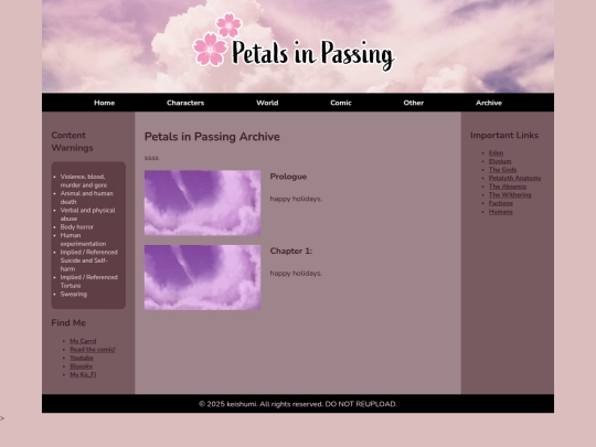 Website screenshot