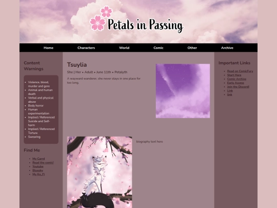 Website screenshot