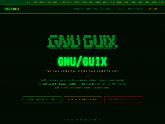 Website screenshot