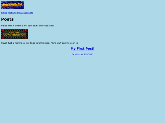 posts screenshot