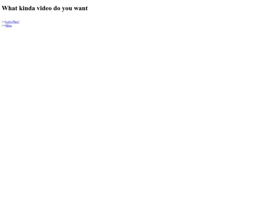 videolist screenshot