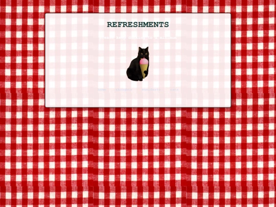refreshments screenshot