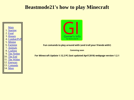 comands screenshot