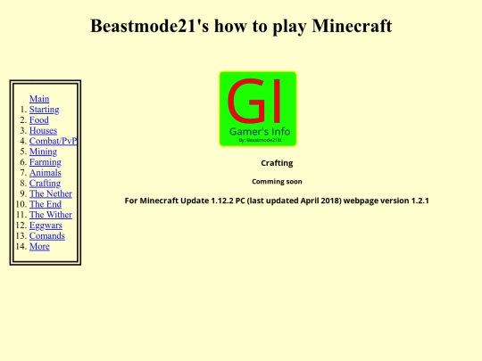 crafting screenshot
