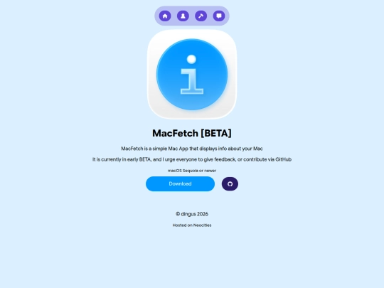 projects/macfetch screenshot