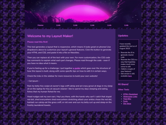 Website screenshot