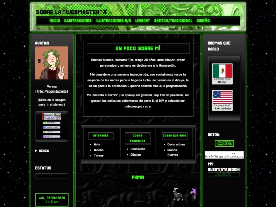 webmaster screenshot