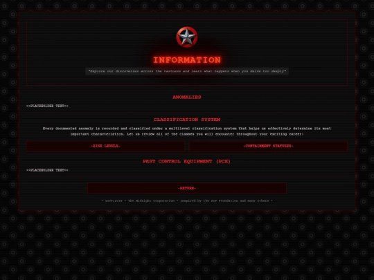 information screenshot