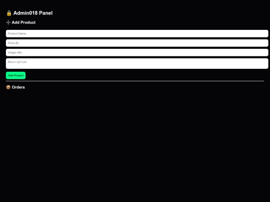 admin018 screenshot