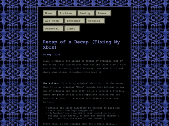 posts/2026-05-16-Recap-of-a-Recap-(Fixing-My-Xbox) screenshot