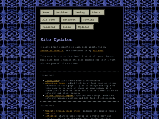 updates screenshot