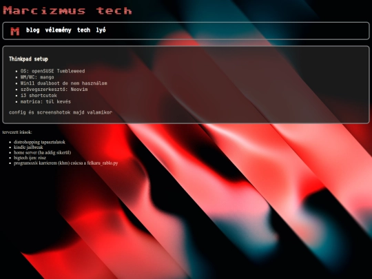 tech screenshot