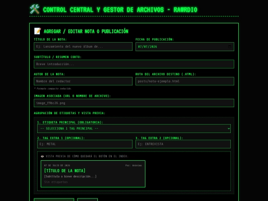 GESTOR screenshot