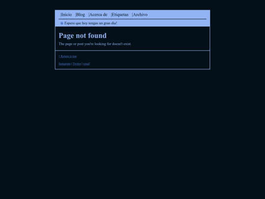 blog/not_found screenshot