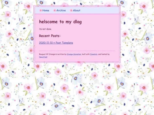 blog screenshot