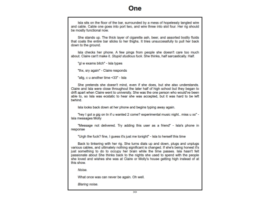 test/one/isla-sets-up screenshot