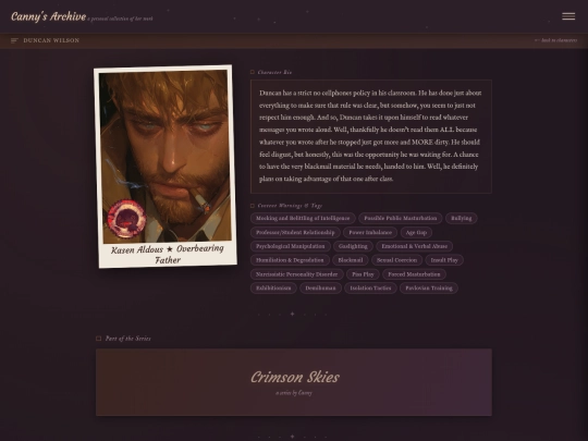Character Pages/kasen-aldous screenshot