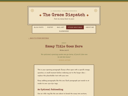 Writings Folder/essay-template screenshot