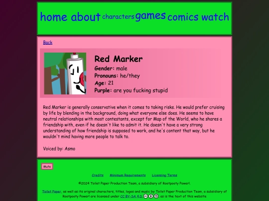 Website screenshot
