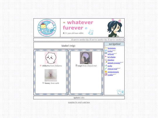 kinlist screenshot