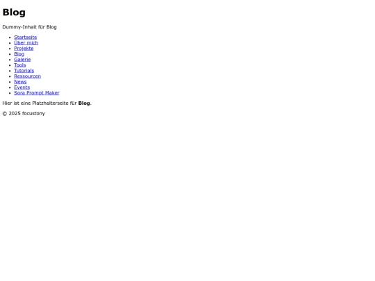 blog screenshot