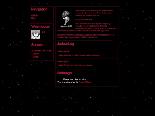 Website screenshot
