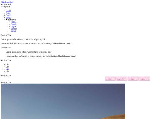 sample screenshot