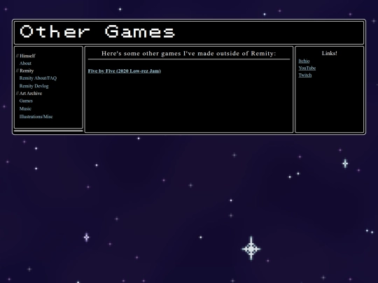 games screenshot