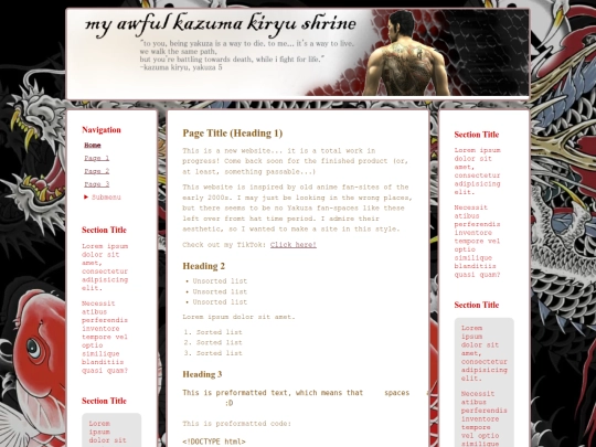 Website screenshot