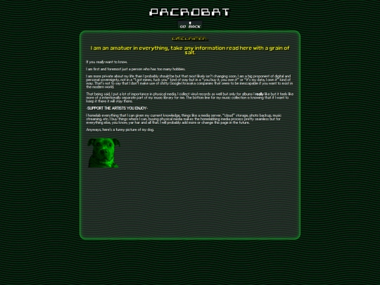 Website screenshot