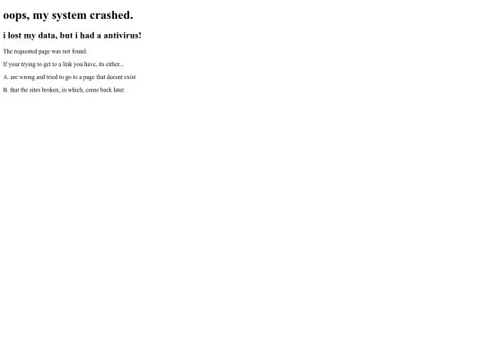 not_found2 screenshot