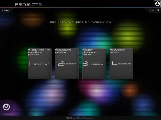Pages/projects screenshot