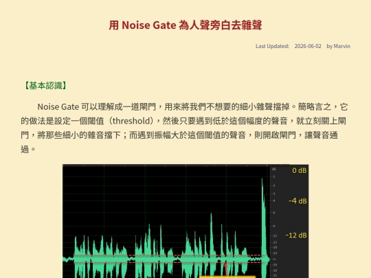 diy/NoiseGate screenshot