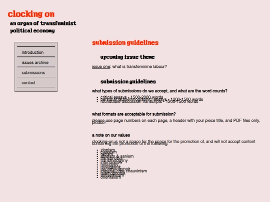 submissions screenshot