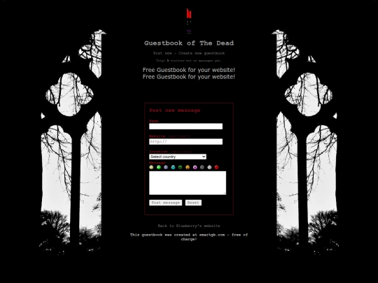 guestbook screenshot