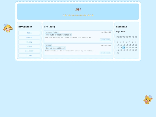 blog screenshot