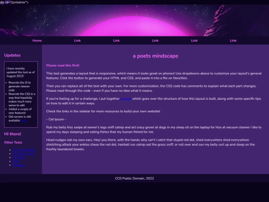 Website screenshot