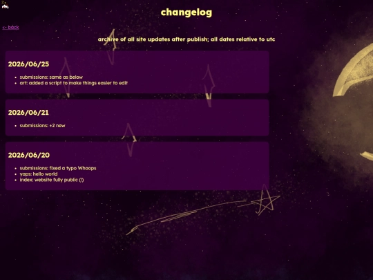 updates screenshot